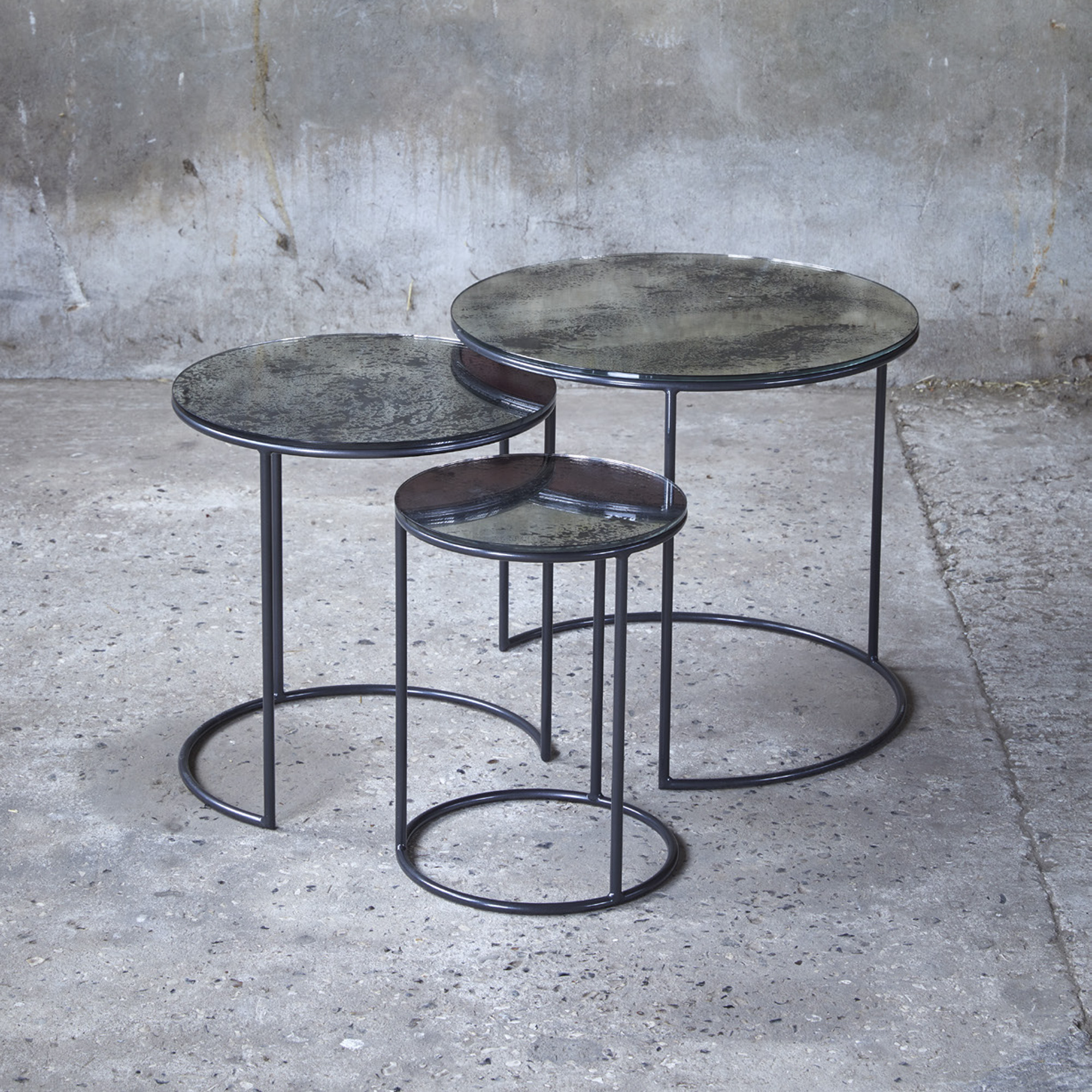 Contemporary MOON NESTING TABLES by Ochre | South Hill Home